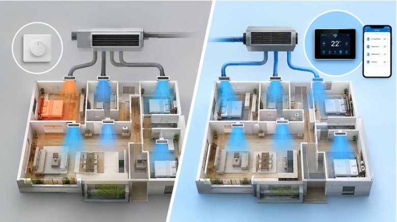 Conventional vs Smart AC Zone Controllers: Key Differences
